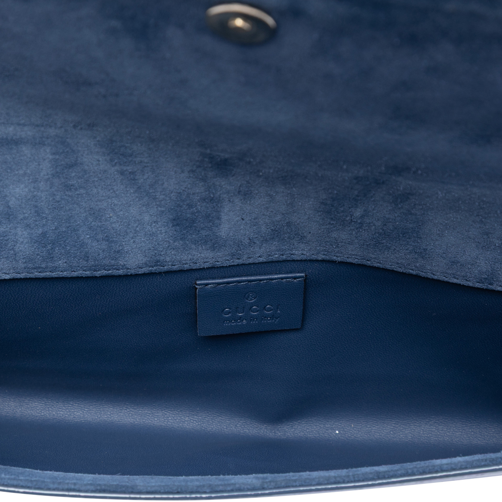 Pre-Loved Gucci Microguccissima Patent Broadway Clutch - Picture 4 of 7